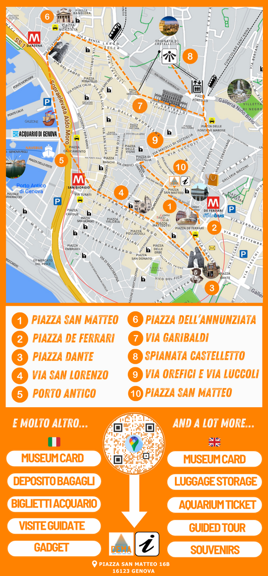 Genova Audioguide – Historic Center Tour | IT | EN | FR | DE | ES